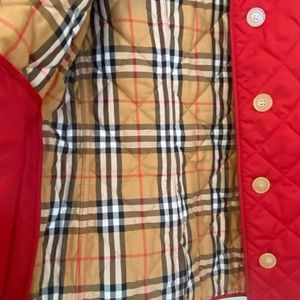 Burberry quilted jacket. Size M.
